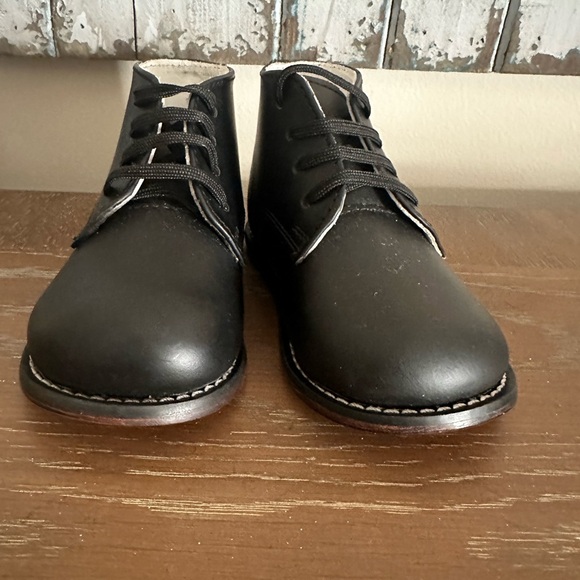 Josmo Baby Toddler/Walking Shoes First Walker Black Shoes Size 6 Lace Up - Picture 2 of 5